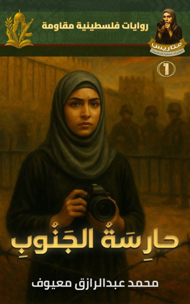 غلاف رواية حارسة الجنوب، العدد الأول من سلسلة متاريس