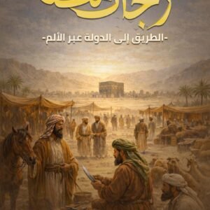 غلاف كتاب رجال مكة الطريق إلى الدولة عبر الألم من سلسلة حين كنا رجالًا
